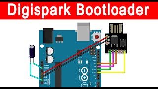 How To Burn Micronucleus Bootloader On The Digispark Kickstarter Attiny85 [upl. by Nerek]