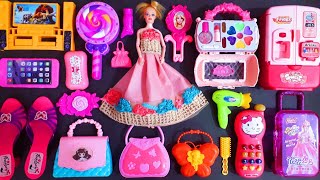 Latest Collection Of Miniature Barbie Doll Makeup Toys 3 Minutes Satisfying With Unboxing Toy ASMR [upl. by Ettessil]