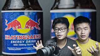 TUTORIAL MEMBUAT VIDEO MINUMAN KRATINGDAENG ENERGY DRINK YANG LOW BUDGET [upl. by Qahsi]