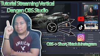 Cara Setting OBS Studio Untuk Streaming Vertical atau 619  DLY Tutorial [upl. by Spillar]