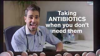 Public Health England Antibiotics Social Media Advert [upl. by Uaerraj]