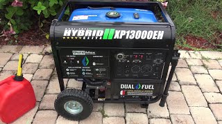 DuroMax XP13000EH Hybrid Dual Fuel Generator [upl. by Haianeb959]