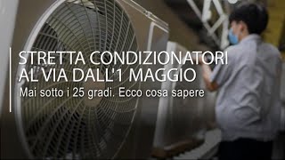 Stretta sui condizionatori dal 1° maggio ecco cosa sapere [upl. by Frida828]