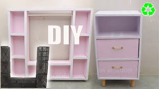 DIY MultiPurpose Wardrobe and Bedside Table Using Fruit Baskets [upl. by Eselahs145]