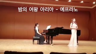 밤의 여왕 아리아  예프라노 소리up [upl. by Anilorak296]