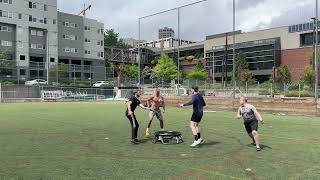 Experimental SpikeballRoundnet  Mammoth W Big Ball amp PS Netting  CarterElijah vs DallinJason [upl. by Ramsdell]