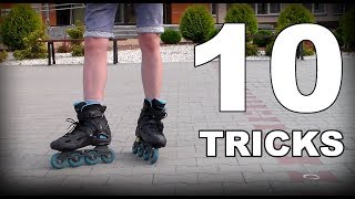 10 TRICKS THAT WILL MAKE YOU A BETTER SKATER  How to rollerblade  inline skating tricks [upl. by Yllen128]