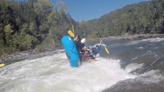 2015 GAULEY RIVER WHITEWATER RAFTING FLIPS  CARNAGE [upl. by Frieder]