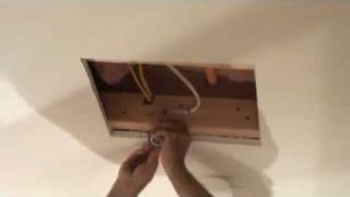 How to install an electrical quotpancakequot box [upl. by Shivers373]