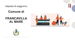 Comune di Francavilla al Mare 18 07 2024  Webinar formativo imposta di soggiorno [upl. by Aimil]