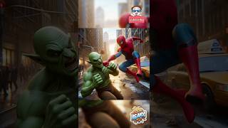 Spiderman vs Green Goblin 💥saving the banktrending​ marvel​ shorts​ avengers​ spiderman​ [upl. by Lehet761]