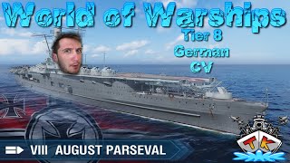 August von Parseval 1454 in World of Warships auf Deutsch [upl. by Baoj707]