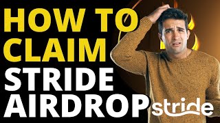 HOW TO CLAIM THE FULL STRIDE AIRDROP  ATOM OSMO JUNO STARS [upl. by Bennie]