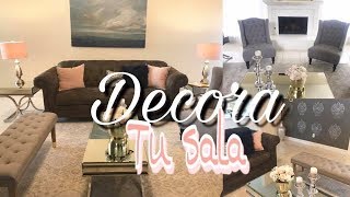 IDEAS PARA DECORAR TU SALA ELEGANTE Y BONITA [upl. by Wrdna]