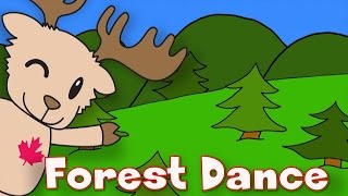 Forest Dance  Animal Song for Kids [upl. by Aksoyn64]