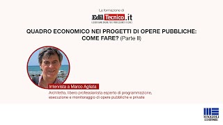 Quadro economico nei progetti di opere pubbliche come fare Parte II [upl. by Enellek]