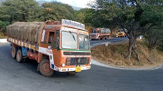 Load Lorry And Tanker Lorry Turning 227 Dhimbam Hairpin bend Hills Driving [upl. by Archie]