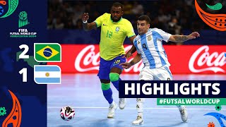 Brazil v Argentina  FIFA Futsal World Cup 2024  Final  Highlights [upl. by Azil]