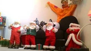 singing dancing santas [upl. by Vania]