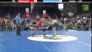 220 David Aranda vs Brandon Musselman [upl. by Camilia]