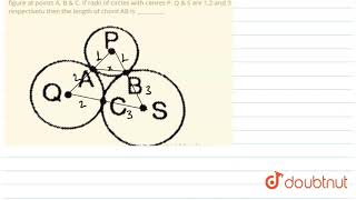 Circles with centres PQamp S are touching each other externally as shown in the figure at [upl. by Neb]