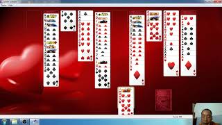 Game bài Spider solitaire 4 màu  Review game cổ [upl. by Dahsra]