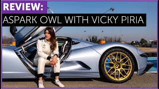 Electric Hypercar Aspark Owl with Vicky Piria Exclusive [upl. by Yessac]