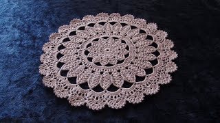 How to Crochet 22 Doily Pattern 719│by ThePatternFamily [upl. by Frasquito]