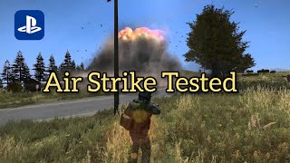 DAYZ  AIR STRIKE TESTED ON A BASE  SUPRISING RESULT [upl. by Annayoj513]