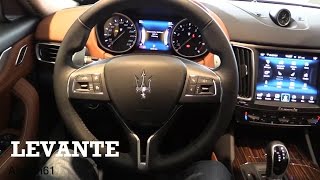 2017 Maserati Levante  interior Review [upl. by Jarrod]