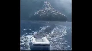 Huge Volcano Explosion Stromboli Italy 28th August 2019 [upl. by Arleen]