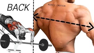 TOP 5 LAT MIDDLE BACK TRAPS WORKOUT WITH BARBELL CABLE AND MACHINE AT GYM [upl. by Hunsinger]