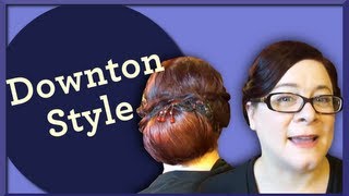 Downton Abbey SeriesLady Mary Crawley Vintage Hair Tutorial [upl. by Maise116]