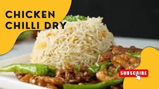 chilli chicken dry recipe for lunch box recipe 10farrizsimplecooking [upl. by Naujud]