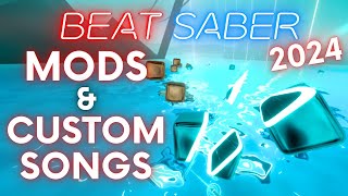 How To Get CUSTOM SONGS and MODS In Beat Saber 24022024 [upl. by Emmery]