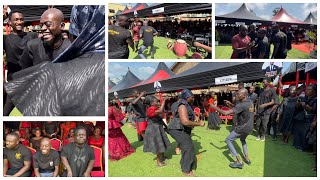 Kwadwo Nkansah Lilwin and Kwame Oboadie met and Dance to the Glory of GOD at a funeral Grounds [upl. by Bennion]