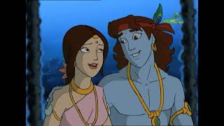 Radha Krishna Eternal Love Song  Hindi Stories  Funny Cartoons [upl. by Mccormac]