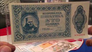 Croatian Banknote Review  Fantasy issue 1971 quotMaspokquot Croatia 100 dinar [upl. by Hammerskjold977]