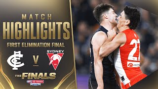 Carlton v Sydney Swans  Elimination Final  2023 Toyota AFL Finals Series [upl. by Ayin726]