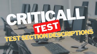 Criticall Test Breakdown What Youll Be Tested On Test Description Breakdown [upl. by Mazurek709]