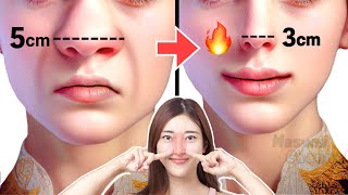 5mins Slim Nose Exercise To Sharpen Reshape Nose Naturally At Home 🔥Reduce the Swelling of Nose [upl. by Alemahs549]