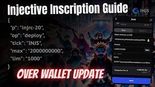 Injective inscription Guide  injs mint  over node  over wallet update  injective  over wallet [upl. by Laurie95]