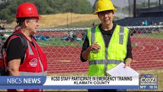 Klamath County School District conducts in emergency preparedness training [upl. by Tanner]