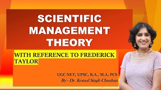 SCIENTIFIC MANAGEMENT THEORY I THEORIES OF ORGANIZATION I Taylorism [upl. by Reivaj592]