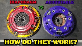 Diaphragm Clutch Vs Adjustable Clutch  Breakdown The Differences And More  Episode 058 [upl. by Rasla]