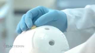 Bacterin OsteoSponge® Being Inserted [upl. by Allerym]