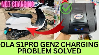 OLA S1PRO GEN2 CHARGING PROBLEM SOLVED  NOT CHARGING  VOLTAGE STABILIZER  HI VOLTAGE PROBLEM [upl. by Bray]