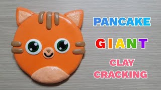 GIANT The Roundabouts PANCAKE  Super Simple Songs Clay Cracking 거대 원형교차로 팬케이크  슈퍼심플송 점토 부수기 [upl. by Enimzzaj]