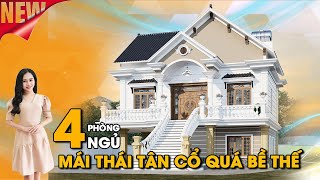 Công trình mái thái tân cổ điển cực kỳ đặc biệt với công năng tiện nghi và cực bề thế  MH03541 [upl. by Wilmar278]