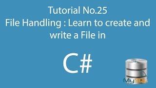 C 25 File Handling Learn to Create and Write in a File [upl. by Redna146]